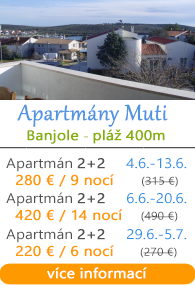 Apartmány Muti - Banjole u Medulinu