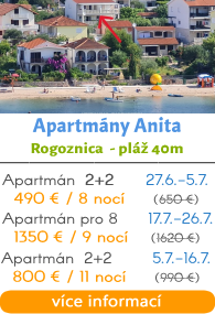 Apartmány Anita Rogoznica