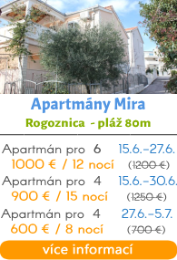 Apartmány Mira Rogoznica