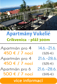 Apartmány Vukelic Crikvenica